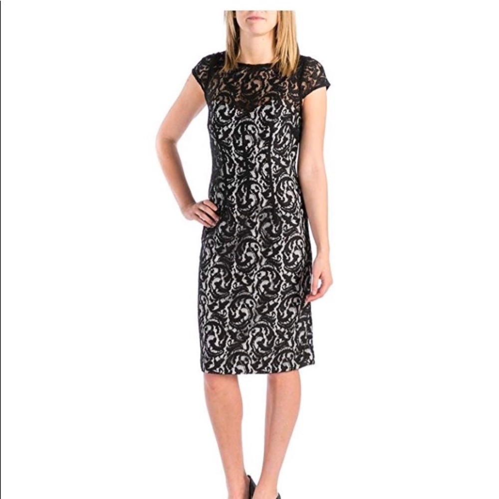 Black Lace Dress by Monica Lhuillier